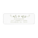 Search for married return address labels Mr and mrs