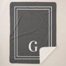 Search for monogram blankets Grey