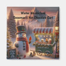 Search for winter christmas magnets Snowman
