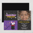 Search for magician birthday invitations Cute