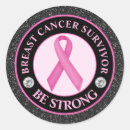Search for breast cancer charity stickers Survivor