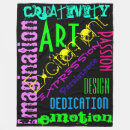Search for word art blankets Typography