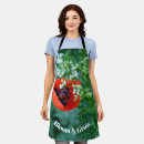 Search for red and yellow flowers aprons Mother