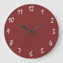 Search for maroon red clocks Modern