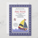 Search for sail boat baby shower invitations Anchor