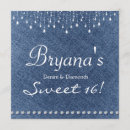 Search for bling sweet 16 invitations Glam