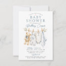Search for clothesline baby shower invitations Gender neutral