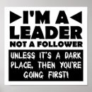 Search for leaders posters Follower