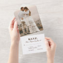 Search for fancy initials monograms postcards Modern monogrammed folded marriage