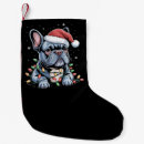 Search for frenchie christmas stockings Festive