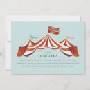 Search for circus tent invitations Vintage