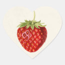 Search for red strawberry stickers Heart