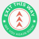 Search for exit stickers Green