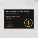 Search for justice scale business cards Modern