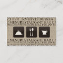 Search for menu restaurant business cards Bar