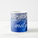 Search for metallic blue mugs Girly