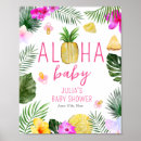 Search for hawaiian luau posters Baby shower