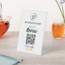 Search for google review signs Qr code