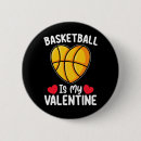 Search for love basketball badges Funny