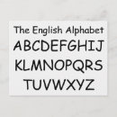 Search for language postcards Alphabet