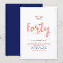Search for coral birthday invitations Simple