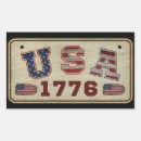 Search for vintage american flag stickers 1776