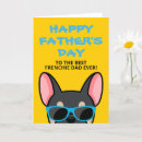 Search for french fathers day cards French bulldog dad