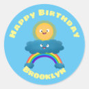 Search for happy cloud stickers Sun