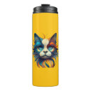 Search for abstract cat design mugs Feline