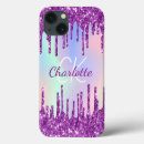 Search for purple iphone cases iridescent
