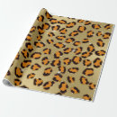 Search for gold cheetah wrapping paper Leopard