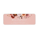 Search for rustic burgundy return address labels Blush