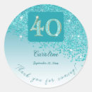 Search for number 40 stickers 40th birthday