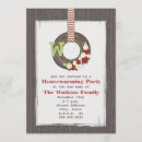 Search for wood christmas invitations New home