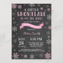 Search for pink winter wonderland baby shower Snowflake