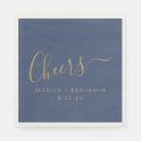 Search for navy blue wedding napkins Elegant