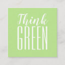 Search for environment business cards Simple