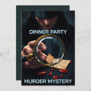 Search for crime party invitations Murder mystery dinner