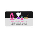 Search for chemistry return address labels Birthday