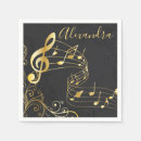 Search for musical notes napkins Modern