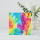 Search for tie dye cards invites Neon