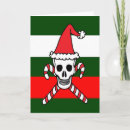 Search for skull and crossbones christmas cards Santa
