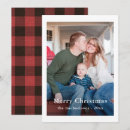 Search for red buffalo plaid christmas cards One photo