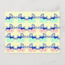 Search for baby pattern postcards Pink