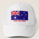 Search for australian flag hats White