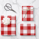 Search for red and white gingham wrapping paper Check