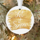 Search for let it snow christmas tree decorations Gold