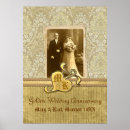 Search for gold 50th anniversary posters Elegant