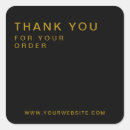 Search for customer thank you stickers Order