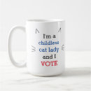 Search for usa vote mugs Childless cat lady